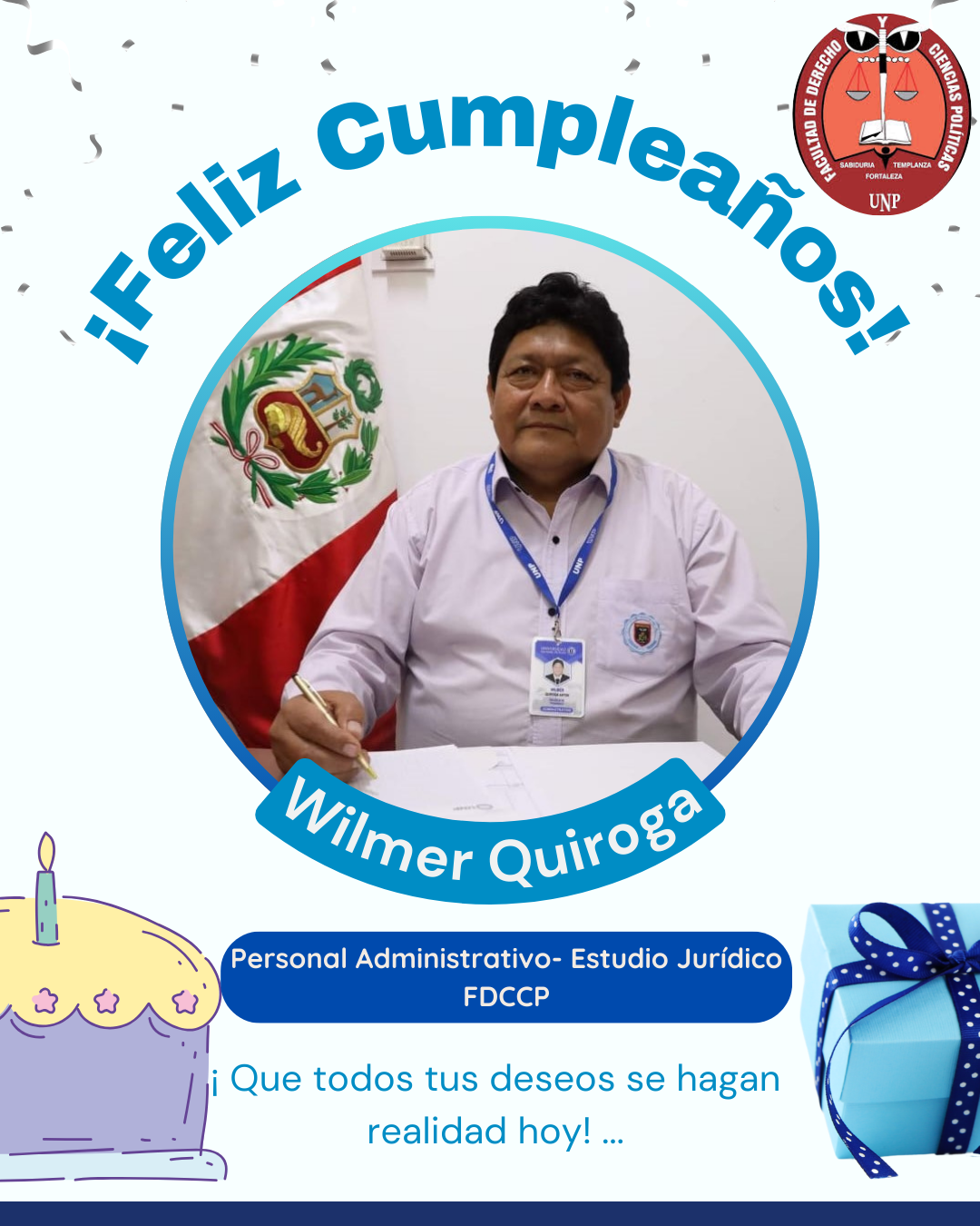 FELIZ CUMPLEAÑOS WILMER QUIROGA