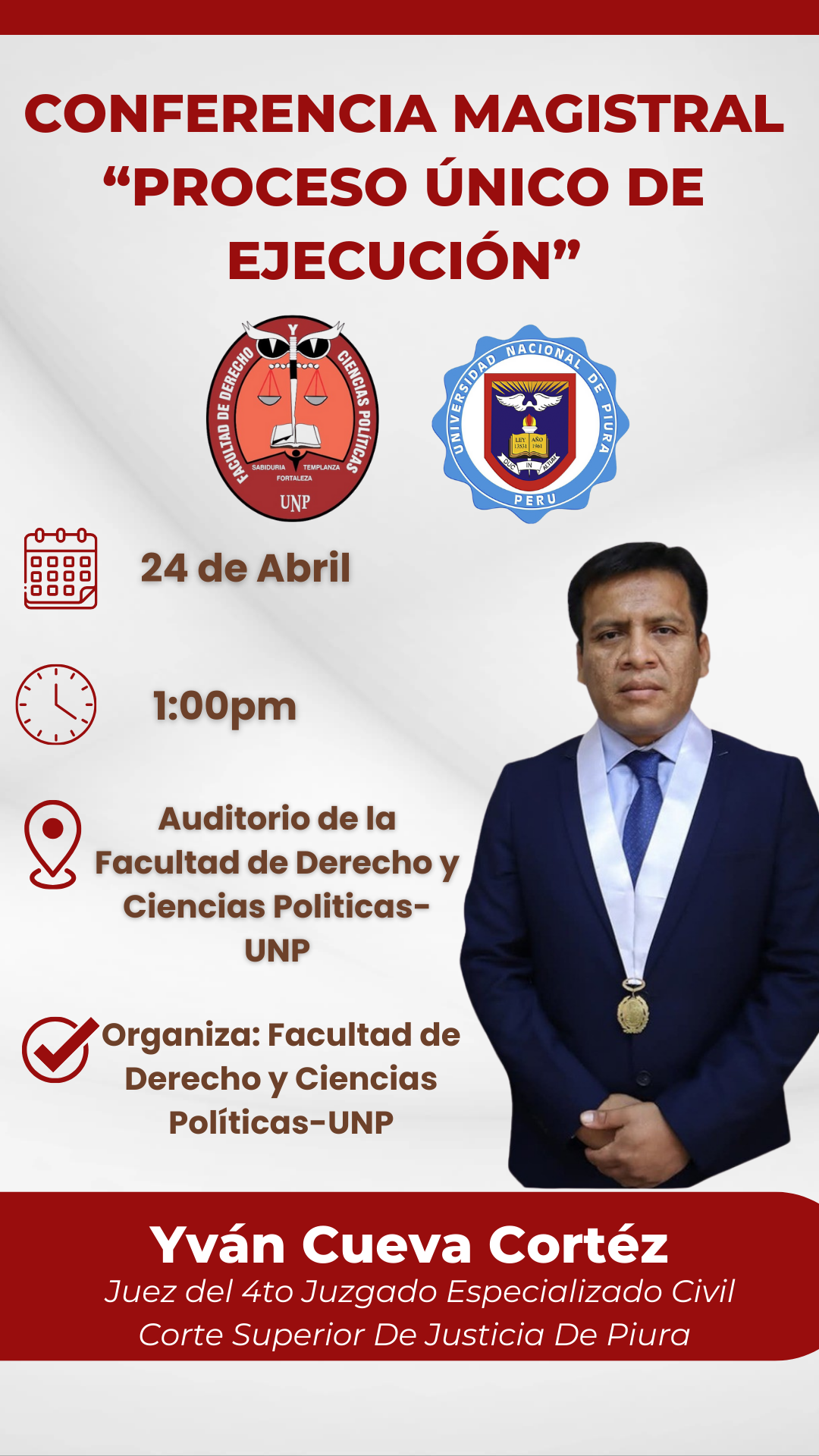 Invitación a Conferencia Magistral