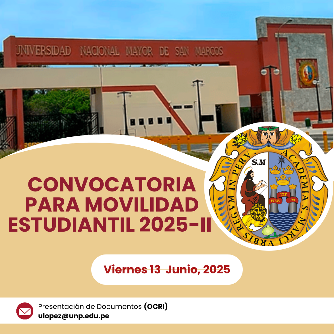 Convocatoria Programa de Movilidad Estudiantil 2025-II