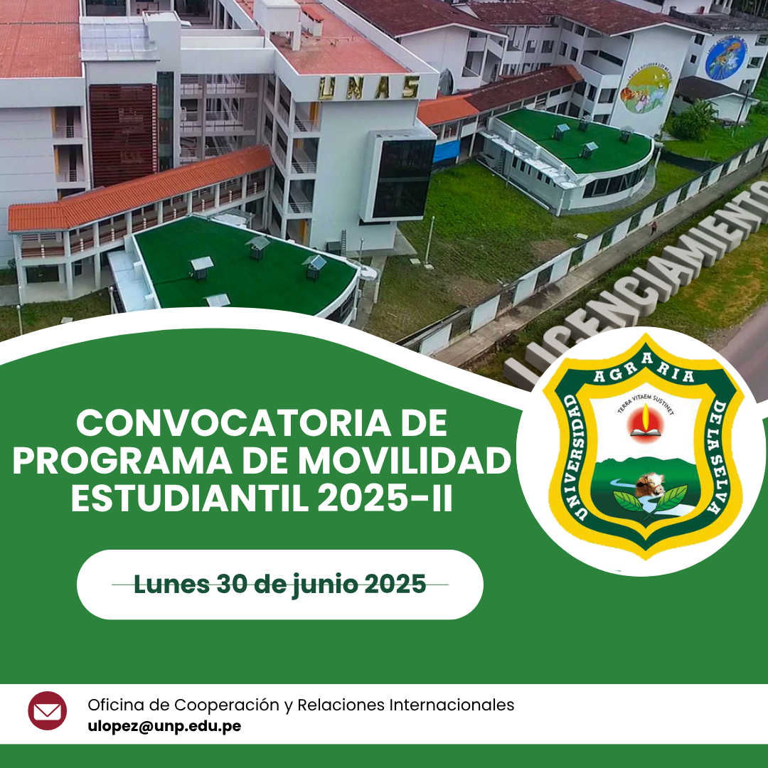 CONVOCATORIA DE MOVILIDAD ESTUDIANTIL 2025-IIFacultad de Derecho y Ciencias Políticas – UNP