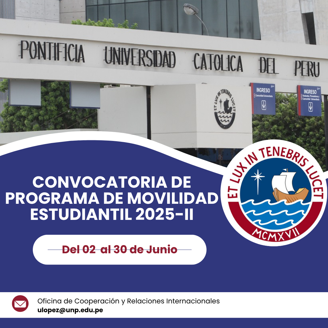 CONVOCATORIA DE MOVILIDAD ESTUDIANTIL 2025-II