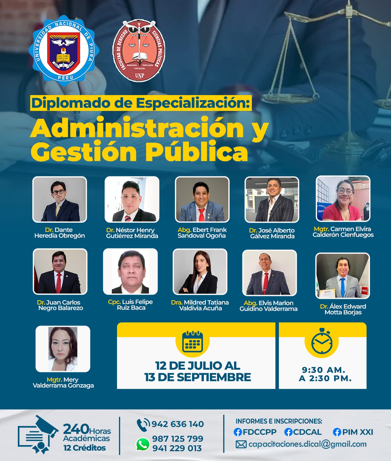 ¡Inscripciones abiertas! Diplomado Administración y Gestión Pública
