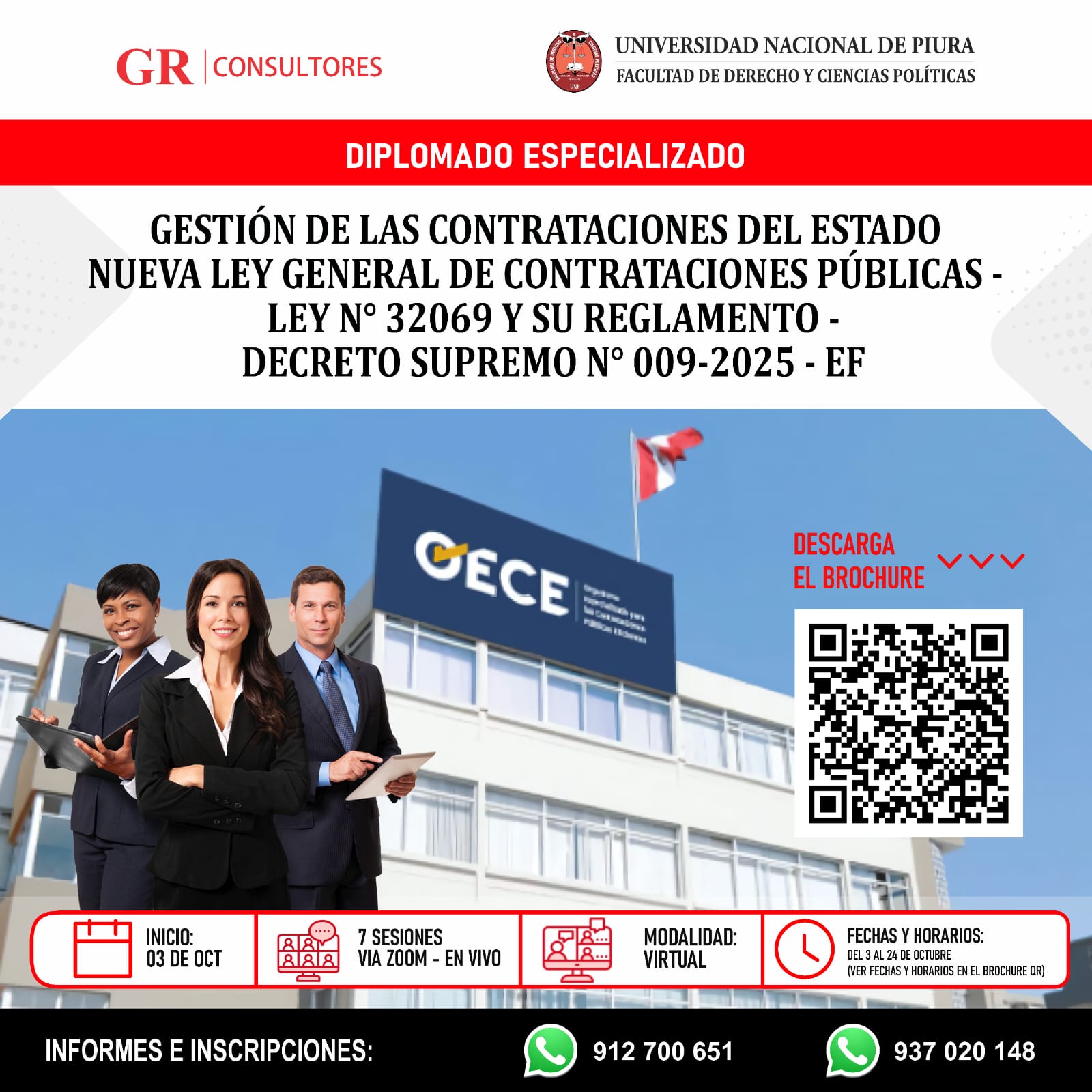 DIPLOMADO ESPECIALIZADO EN GESTIÓN DE LAS CONTRATACIONES PÚBLICAS