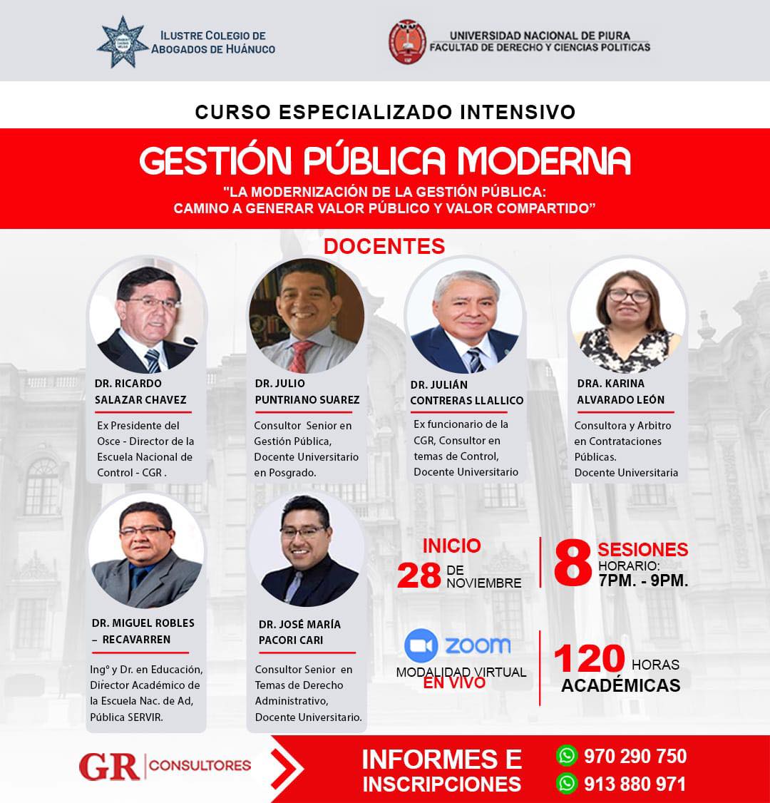 Curso Especializado Intensivo- GESTIÓN PÚBLICA MODERNA