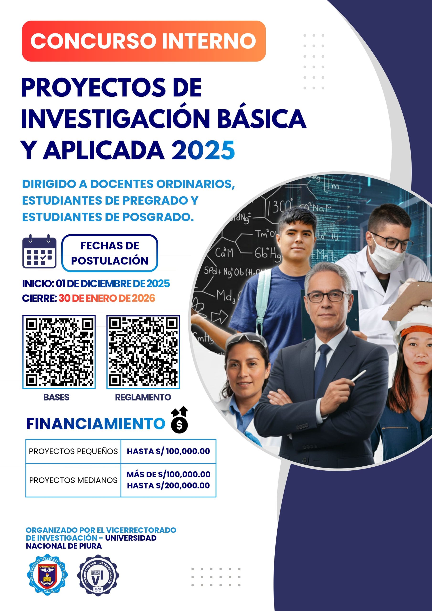 Concurso Interno de Proyectos de Investigación Básica y Aplicada – UNP