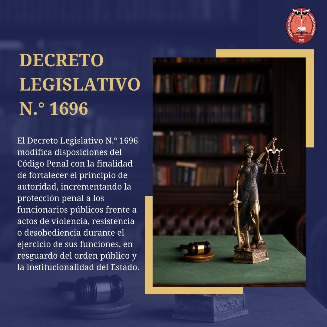 Decreto Legislativo N.° 1696