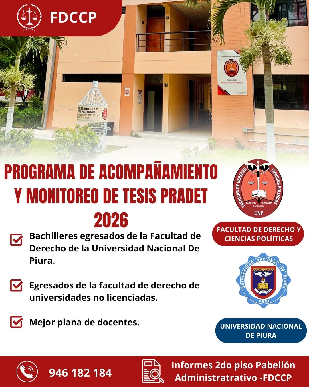 PROGRAMA DE ACOMPAÑAMIENTO Y MONITOREO DE TESIS – PRADET 2026