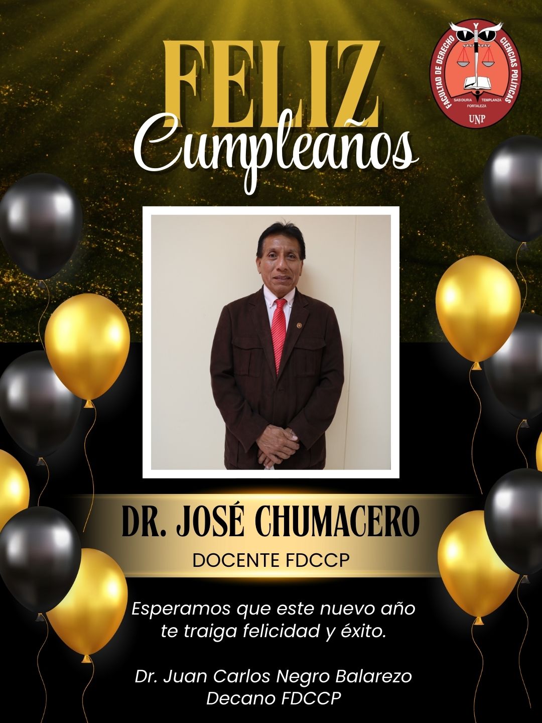 FELIZ CUMPLEAÑOS – Dr.José Chumacero Morales
