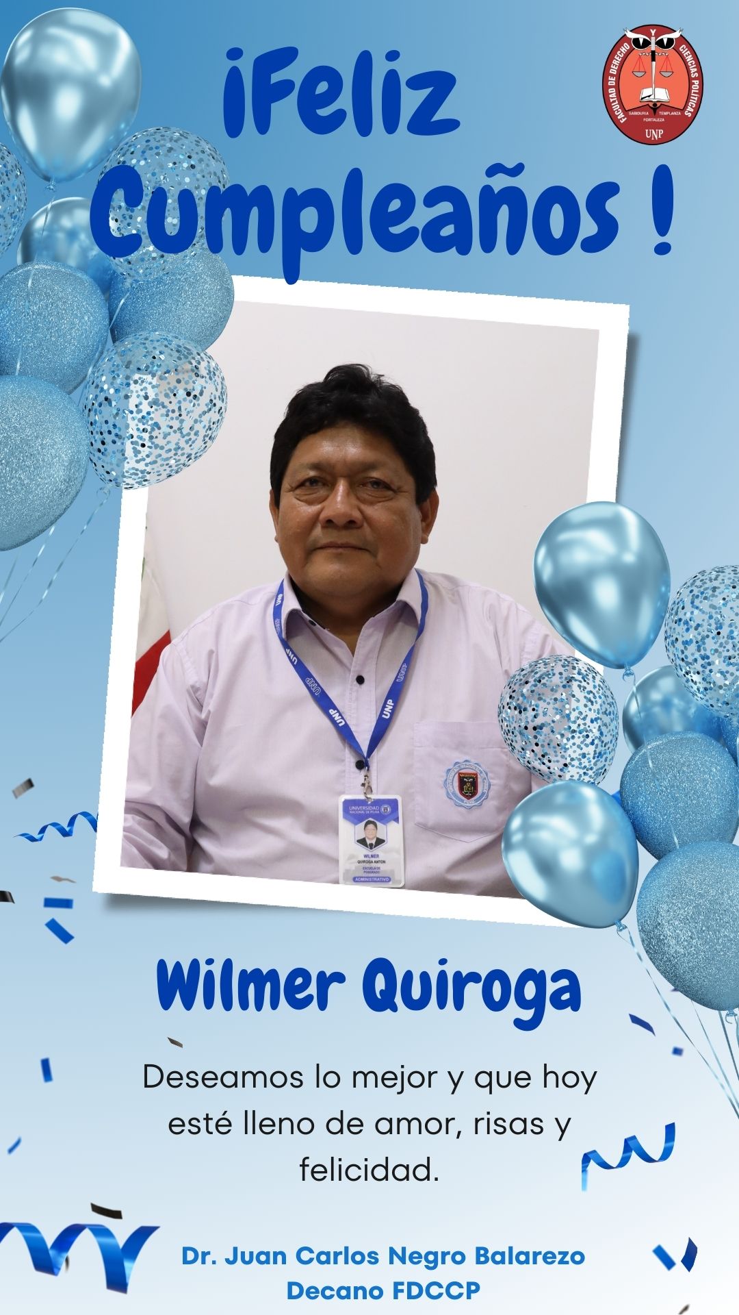 FELIZ CUMPLEAÑOS Wilmer Quiroga