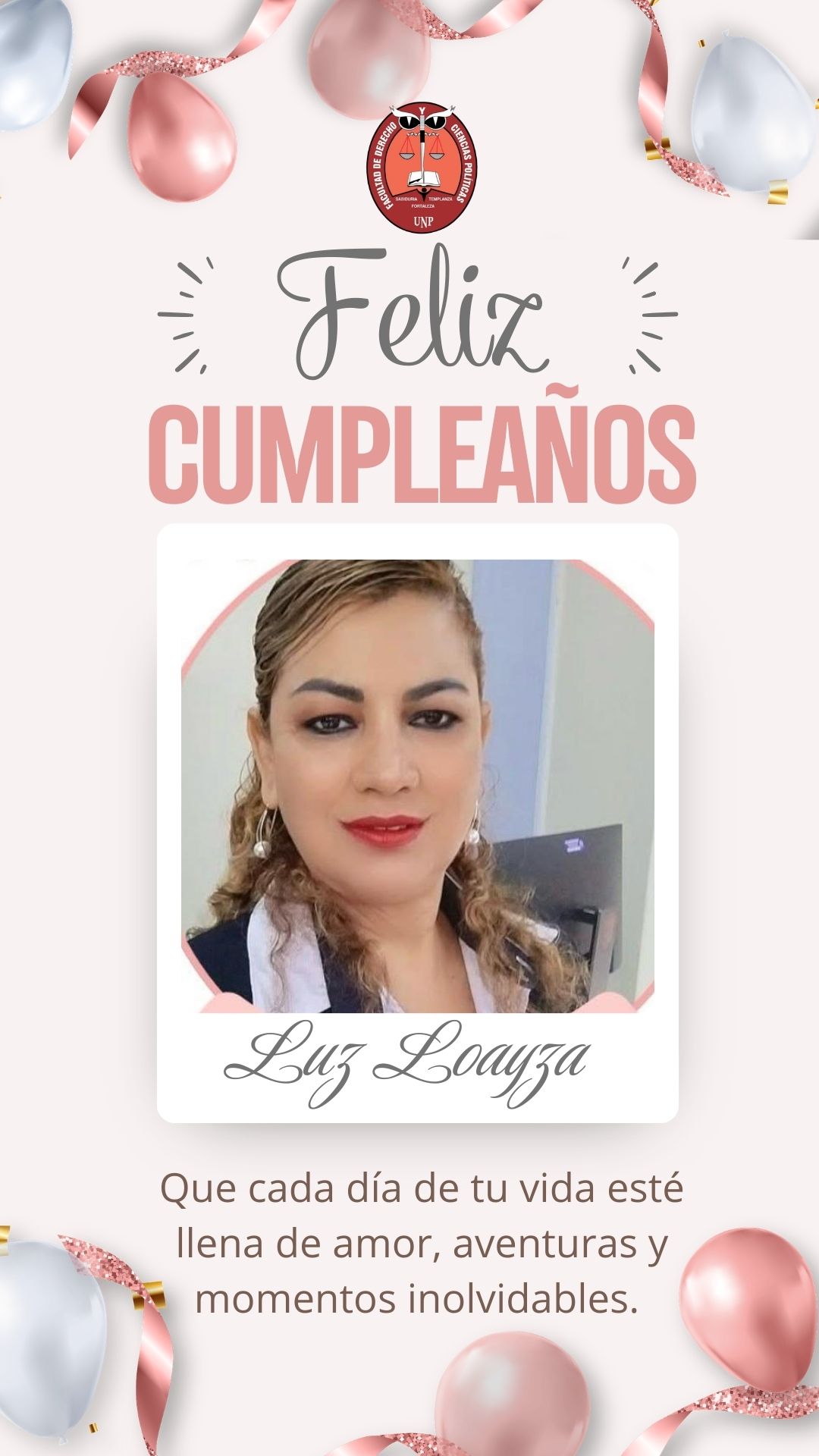 FELIZ CUMPLEAÑOS Luz Loayza Flores