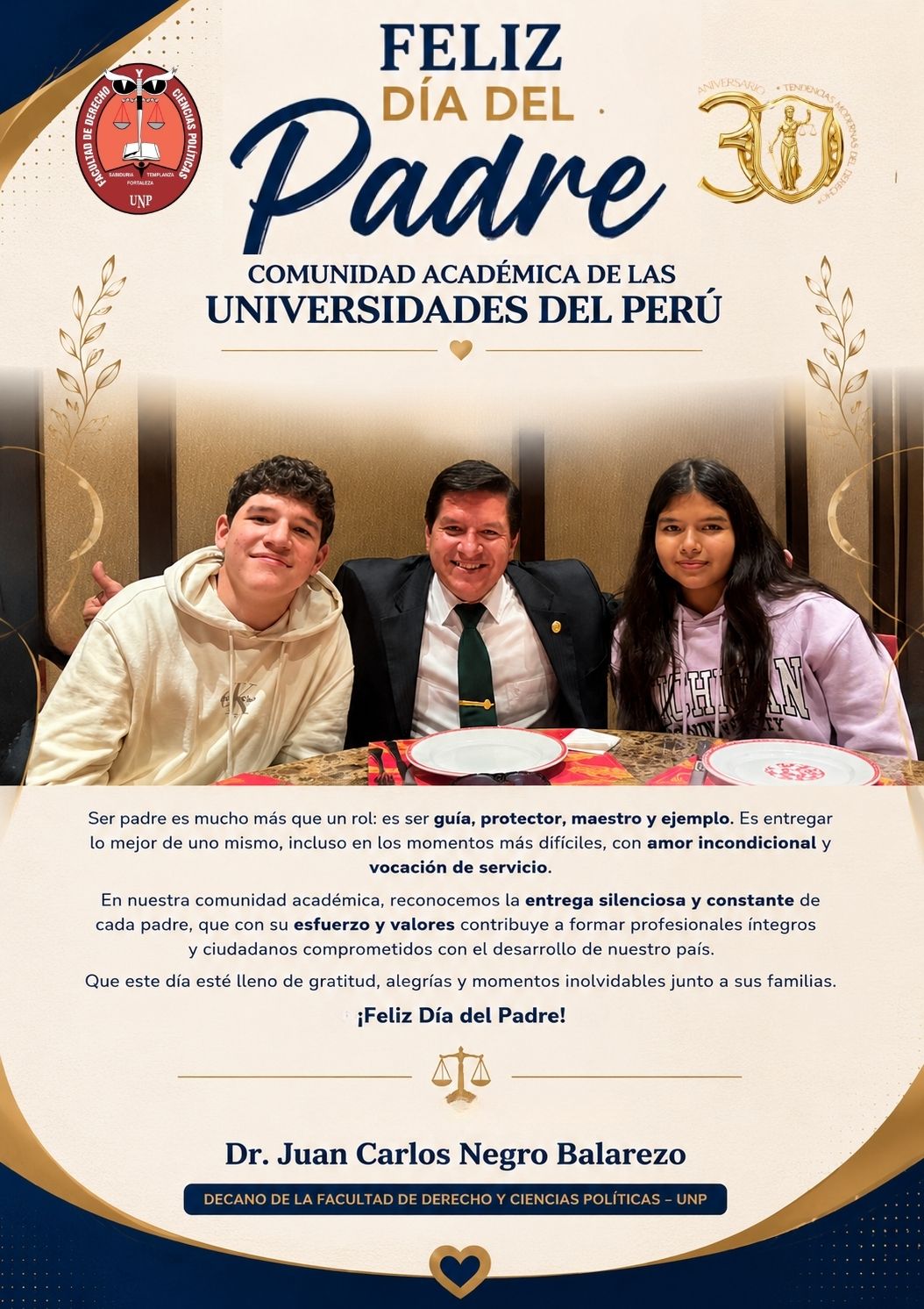 ¡Feliz Día del Padre!