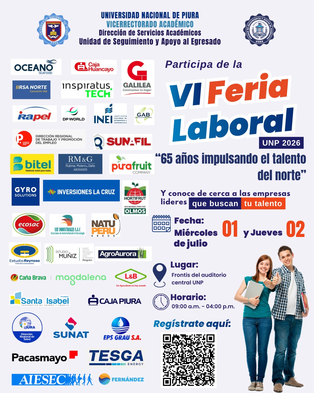 ¡VI FERIA LABORAL UNIVERSITARIA 2026!