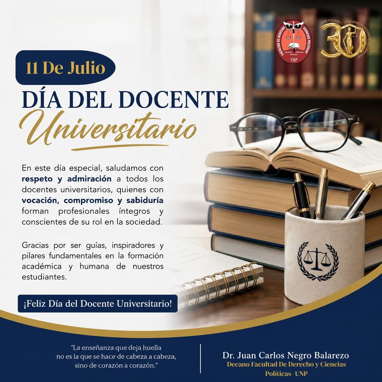 ¡Feliz Día del Docente Universitario!