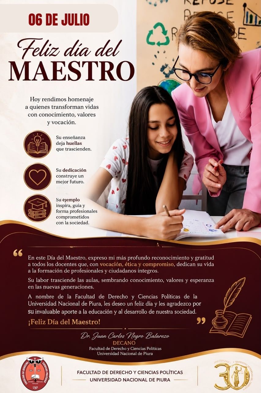 ¡Feliz Día del Maestro!