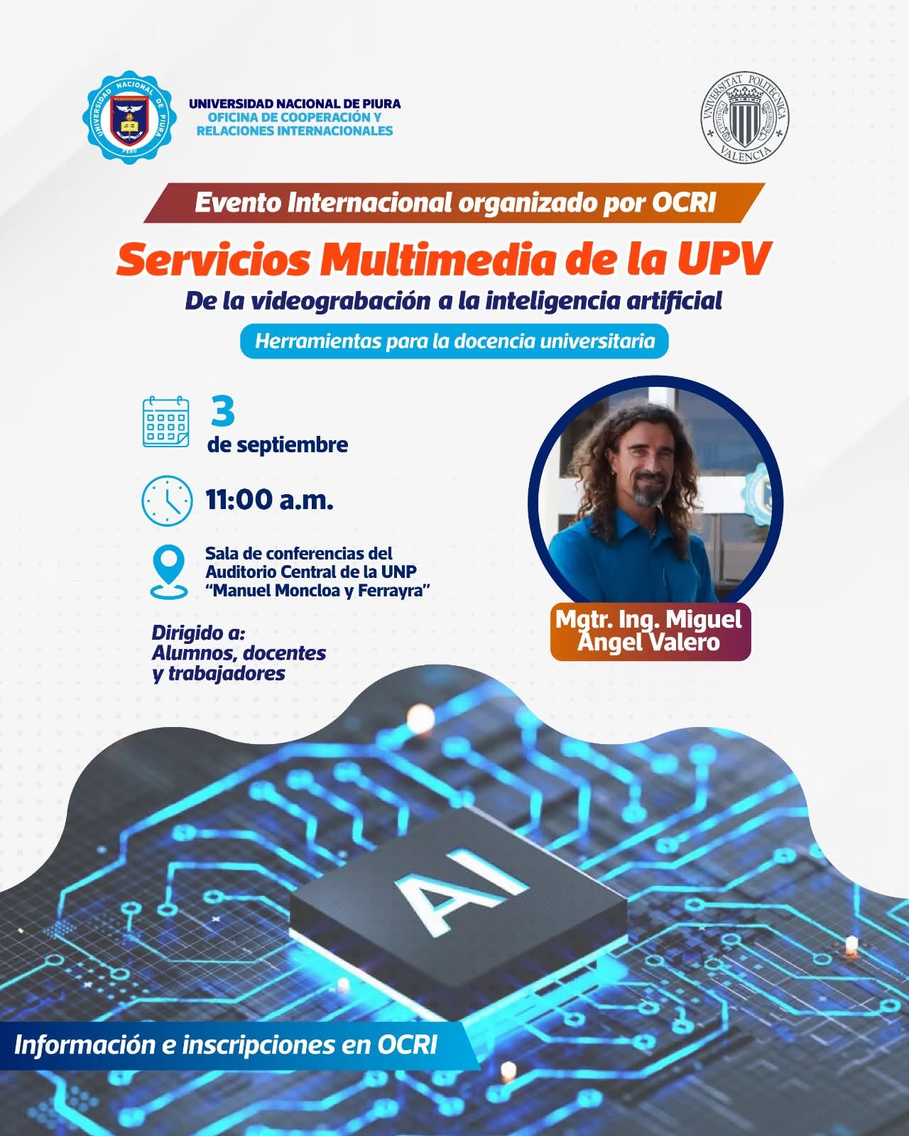 EVENTO INTERNACIONAL: “SERVICIOS MULTIMEDIA DE LA UPV”